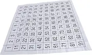 KICHOUSE Children Numbers Poster Educational Chart Preschool Posters 1-100 Wall Chart Home Schooling Tool