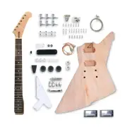 Electric Guitar Kit Guitar Body Mahogany 22fret Guitar Neck Rosewood Fretboard