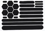 Sticker for Motorcycle Helmets, Reflective Stickers for Helmets, Dustproof Reflectors for Night Safety, Washable Reflectors, Easy to Apply for Bicycles, , Pushchairs