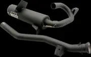 DG RCM II Sport Series Slip On Exhaust Pipe w SA Mid Polaris RZR 800 08-10