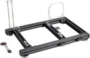 Open Frame Computer Case, Gaming Pc Case 20x20 Aluminum Alloy Small Pc Case with Good Heat Dissipation Performance for ITX