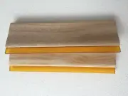 Hot Sale 2 pcs Wood Squeegee Screen Printing Press Tool Ink Scraper Rubber Knife
