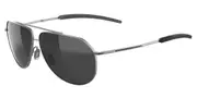 Bolle Livewire Polarized BS142002 Men's Sunglasses Silver Size 60