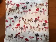 Reusable Paper Towels (paperless), Handmade, 1 dozen (12) Mushrooms