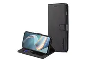 For Oppo Reno4 Z 5G Case SupRShield Wallet Leather Flip Magnetic Stand Case Cover (Black)