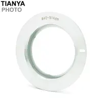 在飛比找博客來優惠-Tianya天涯副廠M42轉Nikon尼康F鏡頭轉接環(有檔
