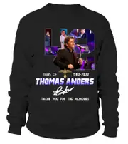 THOMAS ANDERS 42 YEARS OF 1980-2022 Sweatshirt CrewneckHoodie sweatshirt