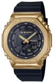 Casio G-Shock Slim Analog & Digital Gold Case Watch GMS2100GB-1A