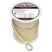 Extreme Max 3/8 In. X 200 Ft. BoatTector Double Braid Nylon Anchor Line With In