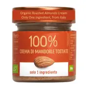 Organic Roasted Almonds Cream, +4 Mins Mixing Required before First Use, 100% On