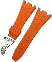 [KAVJU] 27mm 28mm Fluorous Rubber Watchband for Audemars AP Piguet Royal Oak Offshore Soft FKM Silicone Watch Strap Mens Bracelet