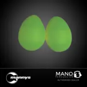 Mano Percussion EM101 Egg Shaker Pair (Green)