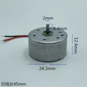 RK-300C RF-300CA-12350 DC 1.5V-6V 9000RPM Mini 24mm Round Electric Motor DIY Fan