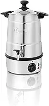 Swan SWU5LS Hot Cider, Mulled Wine and Water Boiler Urn with Adjustable Temperature Control, 5L, 1800W, Stainless Steel