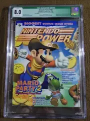 Nintendo Power Volume 128 CGC 8.0 SUPER MARIO PARTY 2 Magazine RARE