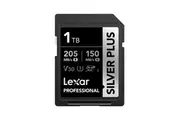 Lexar Professional SILVER PLUS 1TB SDXC UHS-I Card speeds of up to 205MB/s and 150MB/s and supports seamless recording of FULL-HD and 4K videos LSDSIPL001T-BNNNG