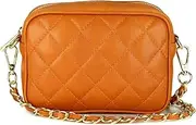 [Belli] Italian genuine nappa leather evening bag, women's bag, small shoulder bag for going out, quilted, 18 x 13 x 7 cm (W x H x D)