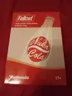 Fallout Nuka Cola Glass Bottle + 10 Bottle Caps Replica NEW
