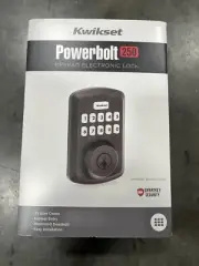 Kwikset Powerbolt 250 10-Button Keypad Bronze Electronic Deadbolt Door Lock