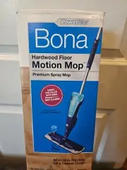 Bona PowerPlus Premium Spray Mop Hardwood Floor Motion Mop W/ Cleaner & Pad