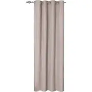 Safdie & Co. Wrinkle Free Curtain Foulard Room Darkening 84"L in Taupe