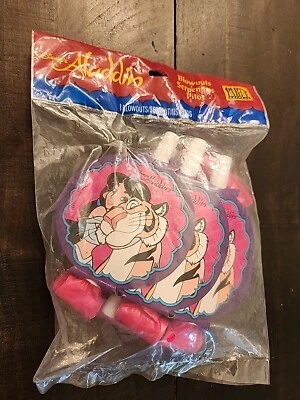 ALADDIN Jasmine & Rajah Medallion Blowouts Party Supplies Birthday NOS