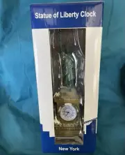Vintage 7” Statue Of Liberty Clock New in Box from Museum store