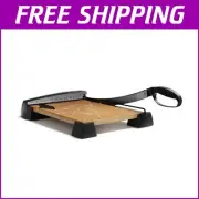 15-Inch Wood Guillotine Paper Trimmer - Self-Sharpening, for Precise Cuts