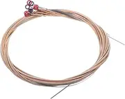 DRESSOOS 6pcs Classic Acoustic Guitar Strings Durable Bright Tone Easy to Replace for Folk Guitar Players present for Musicians