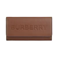 在飛比找momo購物網優惠-【BURBERRY 巴寶莉】BURBERRY烙印棕字LOGO