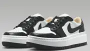 WMNS Air Jordan 1 Elevate Low Women's Shoes Platform White/Black 11 DH7004-109