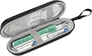 ProCase Electric Toothbrush Hard Travel Case Compatible with Oral-B Pro 1000 8000, Philips Sonicare 1100 5100 6100, Carrying Bag Carrier for Battery Power Rechargeable Toothbrush (Case Only) –Black