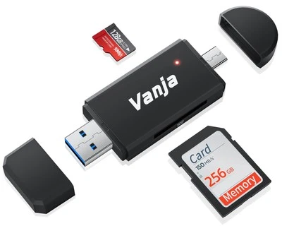 USB C SD Card Reader USB 3.0, Micro SD Card Adapter Memory Card Reader Used f...