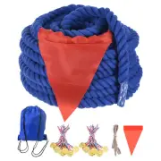 60’ Tug of War Rope for Adults Field Day Games Party Carnival Family Game Blue