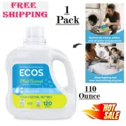 ECOS Plant Powered Liquid Laundry Detergent with Stain-Fighting Enzymes,