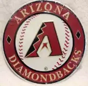Arizona Diamondbacks MLB Team Embossed Metal Sign 20x20cm