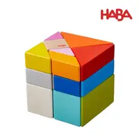 在飛比找momo購物網優惠-【德國HABA】3D邏輯積木-三角立方