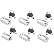 6 Vending machine T Handle lock Cylinder Plug Locks Universal Keyed Alike