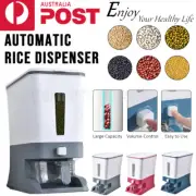 12kg Auto Grain Case Cereal Dispenser Storage Box Kitchen Food Rice Container Au