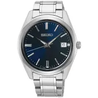 在飛比找PChome24h購物優惠-SEIKO 精工 CS 時尚石英女錶-藍x銀/36mm 6N