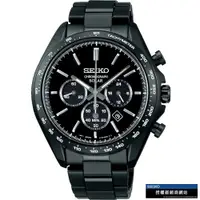 在飛比找ETMall東森購物網優惠-SEIKO 精工 CS 競速方程式計時太陽能腕錶-(V175