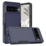 ZUSLAB Pixel 7 Pro Case Rugged Defender Protective Heavy Duty Shockproof Dustproof Cover for Google - Blue