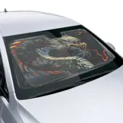 Dragon Car Sunshade: Mythical Creature Protector for Your