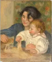 ARTICULOZY Giclee Print Rolled - Renoir - Gabriel and Jean - 40x50 Inch Canvas Wall Decor Art Print