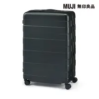 在飛比找momo購物網優惠-【MUJI 無印良品】四輪硬殼止滑拉桿箱105L(黑色)