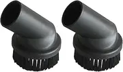 2 Pack Round Tool Brush Compatible with Miele & Nilfisk 35mm Vacuum Cleaner Tool Accessories