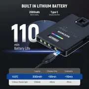 NEEWER CL67C RGB LED Video Light Kit with Phone Clip
