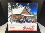 Coca Cola Joyful Times Christmas 1500 Piece Puzzle Springbok 2010 New Sealed