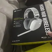 CORSAIR HS80 RGB WIRELESS Multiplatform Gaming Headset - Dolby Atmos -