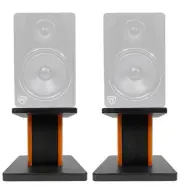 Rockville 8” Wood Studio Monitor Speaker Stands For Rockville APM8B